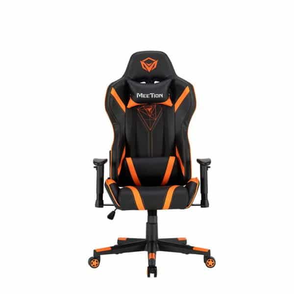 Scaun gaming Meetion CHR-15 Negru + Portocaliu 1